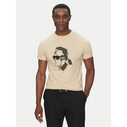 KARL LAGERFELD KARL LAGERFELD Camiseta 755067 552241 Beis Regular Fit