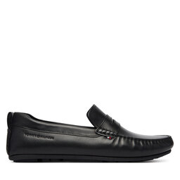 Tommy Hilfiger Mokassins Tommy Hilfiger Core Hilfiger Leather Driver FM0FM05790 Schwarz