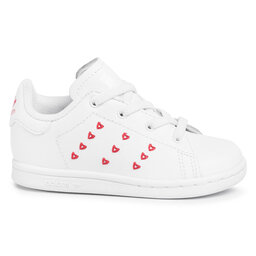 

Взуття adidas Stan Smith El I EG6498 Ftwwht/Ftwwht/Lusred, Білий