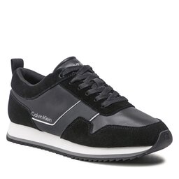 Calvin Klein Sneakers Calvin Klein Low Top Lace Up Lth HM0HM00881 Pvh Black BEH