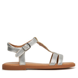 Geox Sandały Geox J Sandal Karly Girl J4535H 0NFQD C1007 S Srebrny
