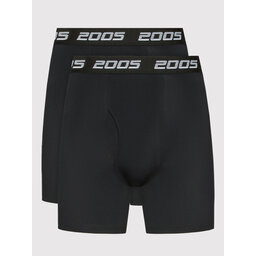 2005 2005 Komplektas: 2 poros trumpikių Boxers Juoda