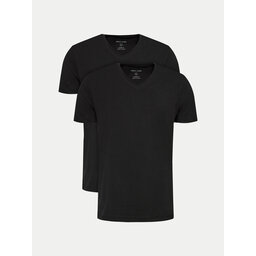 Pierre Cardin Pierre Cardin 2 marškinėlių komplektas 29991.000.9000 Juoda Modern Fit