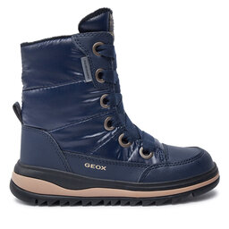 Geox Kozačky Geox J Adelhide Girl B Ab J16EWA 0LVBC C4002 M Tmavomodrá