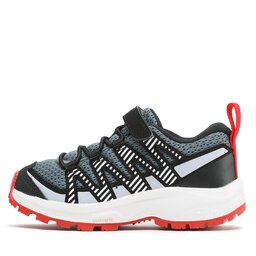 

Трекінгові черевики Salomon Xa Pro V8 K 416136 Stormy Weather/Zen Blue/Goji Berry, Сірий