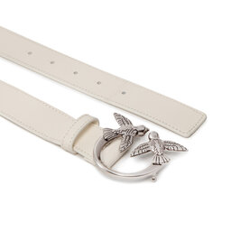 

Жіночий ремінь Pinko Love Berry Simply H3 Belt AI 22-23 PLT01 1H212Q Y5H7 Avorio Z14O, Бежевий