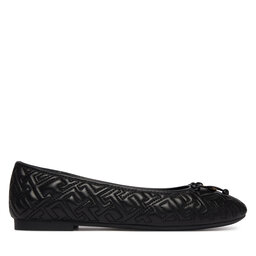 Tommy Hilfiger Ballerinas Tommy Hilfiger Th Quilted Ballerina FW0FW09264 Schwarz