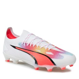 Puma Čevlji Puma Ultra Ultimate Fg/Ag 107311 01 Puma White/Puma Black/Fire Orchid