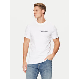 Karl Lagerfeld Jeans Karl Lagerfeld Jeans Marškinėliai A1M17003 Balta Slim Fit