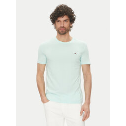Tommy Jeans Tommy Jeans Majica DM0DM20363 Zelena Slim Fit