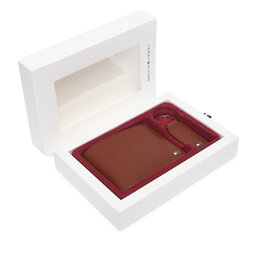 Tommy Hilfiger Geldbörse und Schlüsselanhänger Set Tommy Hilfiger AM0AM07931 Braun