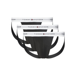 Tommy Hilfiger Tommy Hilfiger Σετ Σλιπ Jock Strap 3 τμχ. UM0UM03377 Μαύρο