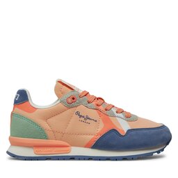 Pepe Jeans Sneakers Pepe Jeans Brit Print G PGS40001 Arancione