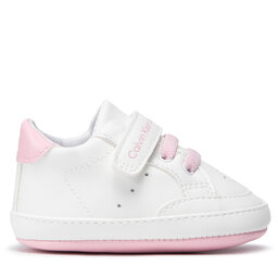 

Снікерcи Calvin Klein Jeans Lace-Up V0A4-80170-0193 White/Pink X134, Білий