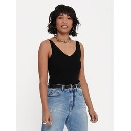 JDY JDY Marškinėliai Nanna 15180497 Juoda Slim Fit