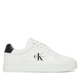 Calvin Klein Jeans Сникърси Calvin Klein Jeans Classic Cupsole Mono Lth Wn YW0YW01902 Бял