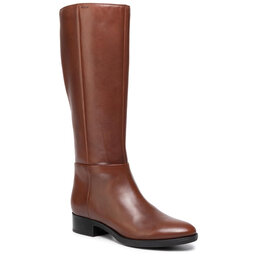 Geox Čižmy vo vojenskom štýle Geox D Felicity D D84G1D 00043 C0013 Brown