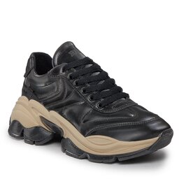 Bronx Laisvalaikio batai Bronx Platform sneaker 66462B-P Black/Grey 775
