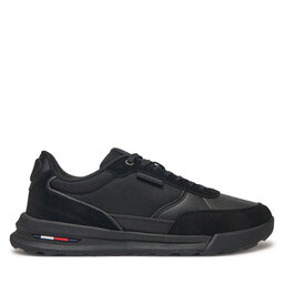 Tommy Hilfiger Sneakers Tommy Hilfiger Retro Runner Mix Rwb FM0FM05371 Schwarz