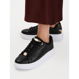 Guess Sneakers Guess FLTFRE LEA12 Schwarz