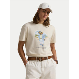 Polo Ralph Lauren Polo Ralph Lauren Marškinėliai 710969630001 Smėlio Custom Slim Fit