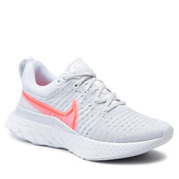 Nike Zapatos Nike React Infinity Run Fk 2 CT2423 004 Pure Platinum/Bright Crimson