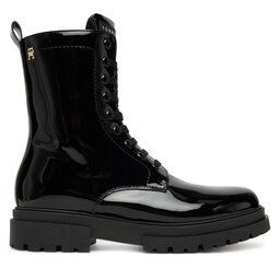 Tommy Hilfiger Ορειβατικά παπούτσια Tommy Hilfiger Lace-Up Bootie T4A5-34025-0775 D Μαύρο