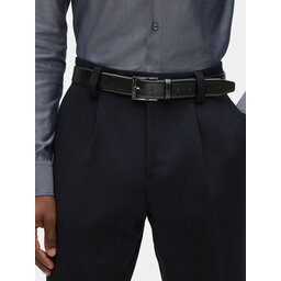 

Чоловічий ремінь Boss Elloy Sz 50479713 Black 001, Чорний