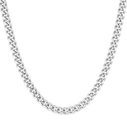 ICED STUFF Catena ICED STUFF Miami Cuban Link Oro bianco