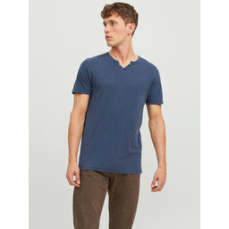 Jack&Jones Jack&Jones Póló Split 12164972 Sötétkék Standard Fit