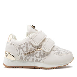 

Снікерcи MICHAEL KORS KIDS Allie Jogger MK100539 Vanilla/Gold, Бежевий