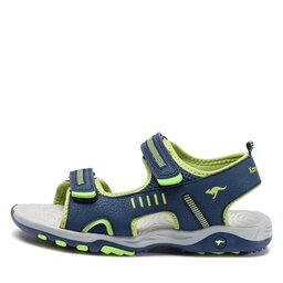 

Босоніжки KangaRoos K-Logan 18338 000 4054 D Dk Navy/Lime, Cиній