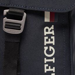 

Плоска сумка Tommy Hilfiger Th Monotype Mini Reporter AM0AM11786 Space Blue DW6, Cиній