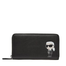 KARL LAGERFELD Dámska peňaženka KARL LAGERFELD 230W3213 Black A999