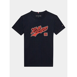 Tommy Hilfiger Tommy Hilfiger T-Shirt Hilfiger Script Tee S/S KB0KB08679 Μπλε Regular Fit