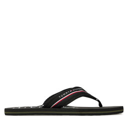 Tommy Hilfiger Σαγιονάρες Tommy Hilfiger Web Beach Sandal FM0FM05340 Μαύρο