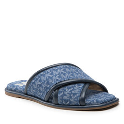 MICHAEL Michael Kors Παντόφλες MICHAEL Michael Kors Gideon Slide 40S2GDFP2Y Denim