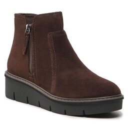 Clarks Botines Clarks Airabell Zip 261676364 Brown Suede