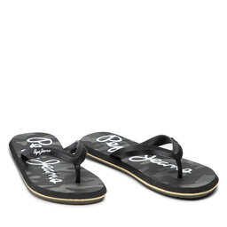 

В'єтнамки Pepe Jeans Wgale Camo PMS70116 Black 999, Чорний