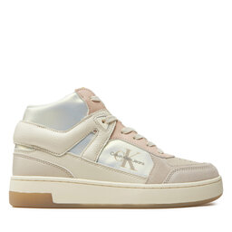 Calvin Klein Jeans Αθλητικά Calvin Klein Jeans Basket Cupsole High Mix Ml Mtr YW0YW01489 Λευκό