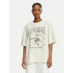 BOSS BOSS T-Shirt C_Eboys_2 50559078 Creme Relaxed Fit