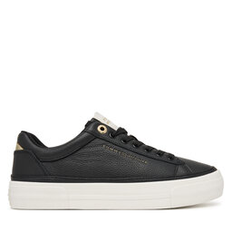 Tommy Hilfiger Sneakers Tommy Hilfiger Th Foxing Platform Leather FW0FW09018 Schwarz