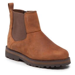 Timberland Μποτίνια Timberland Courma Kid Chelsea TB0A25T43581 Md Brown Full Grain