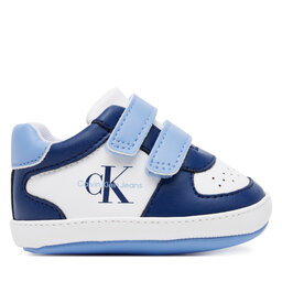 Calvin Klein Jeans Sneakersy Calvin Klein Jeans Low Cut Velcro V0B9-82071-1433 Modrá