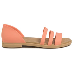 

Босоніжки Crocs Tulum Open Flat W 206109 Grapefruit/Tan, Оранжевий