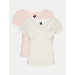 Tommy Jeans Tommy Jeans Set 2 majice DW0DW21367 Šarena Slim Fit