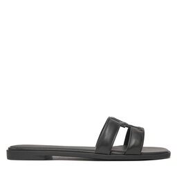 Tommy Hilfiger Papucs Tommy Hilfiger Th Logo Strap Mule FW0FW08671 Fekete