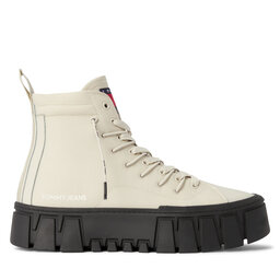 

Снікерcи Tommy Jeans Tjw Vulc Plt Nylon Mc EN0EN02241 Bleached Stone AEV, Бежевий