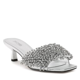 MICHAEL Michael Kors Šlepetės MICHAEL Michael Kors Amal Kitten Sandal 40S3AMMS1M Silver