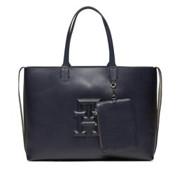 Tommy Hilfiger Bolso Tommy Hilfiger Iconic Tommy Tote AW0AW15687 Azul marino